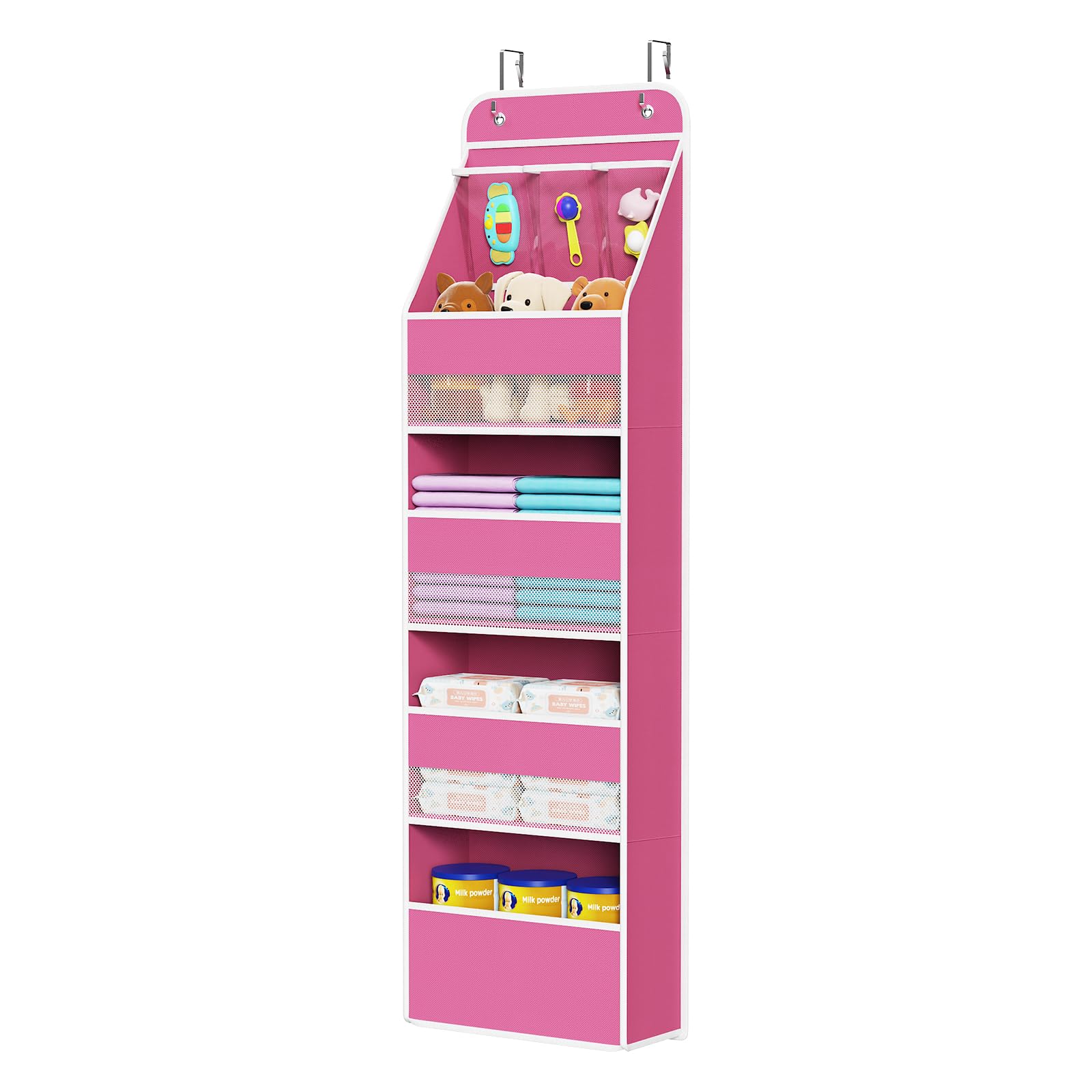 Fabric Over Door Hanging Organizer for Baby Nursery