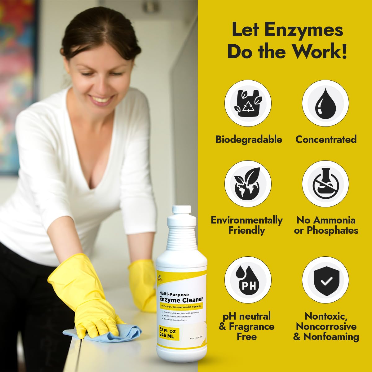 Enzyme Cleaner for Pet Urine (32 Fl Oz)