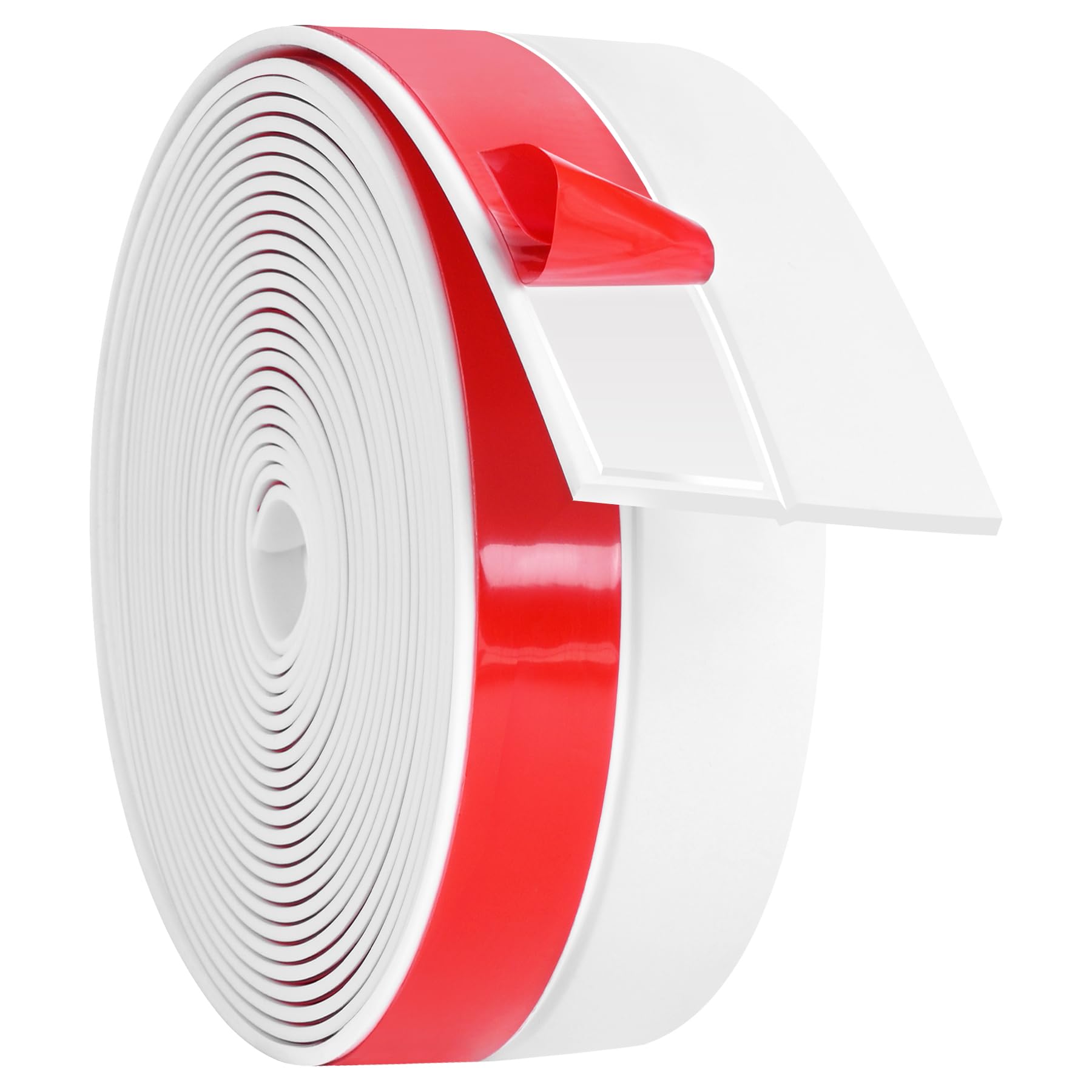Weather Stripping Silicone Door Seal Strip 3 in x 10 ft Door Draft Stopper Self Adhesive Door Draft Tape (10 Foot)