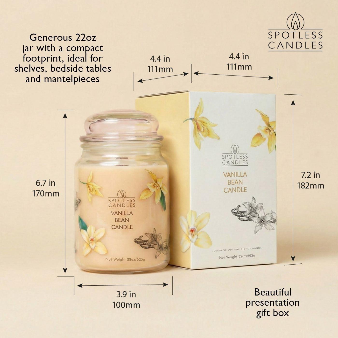 Vanilla Bean Candle 22oz
