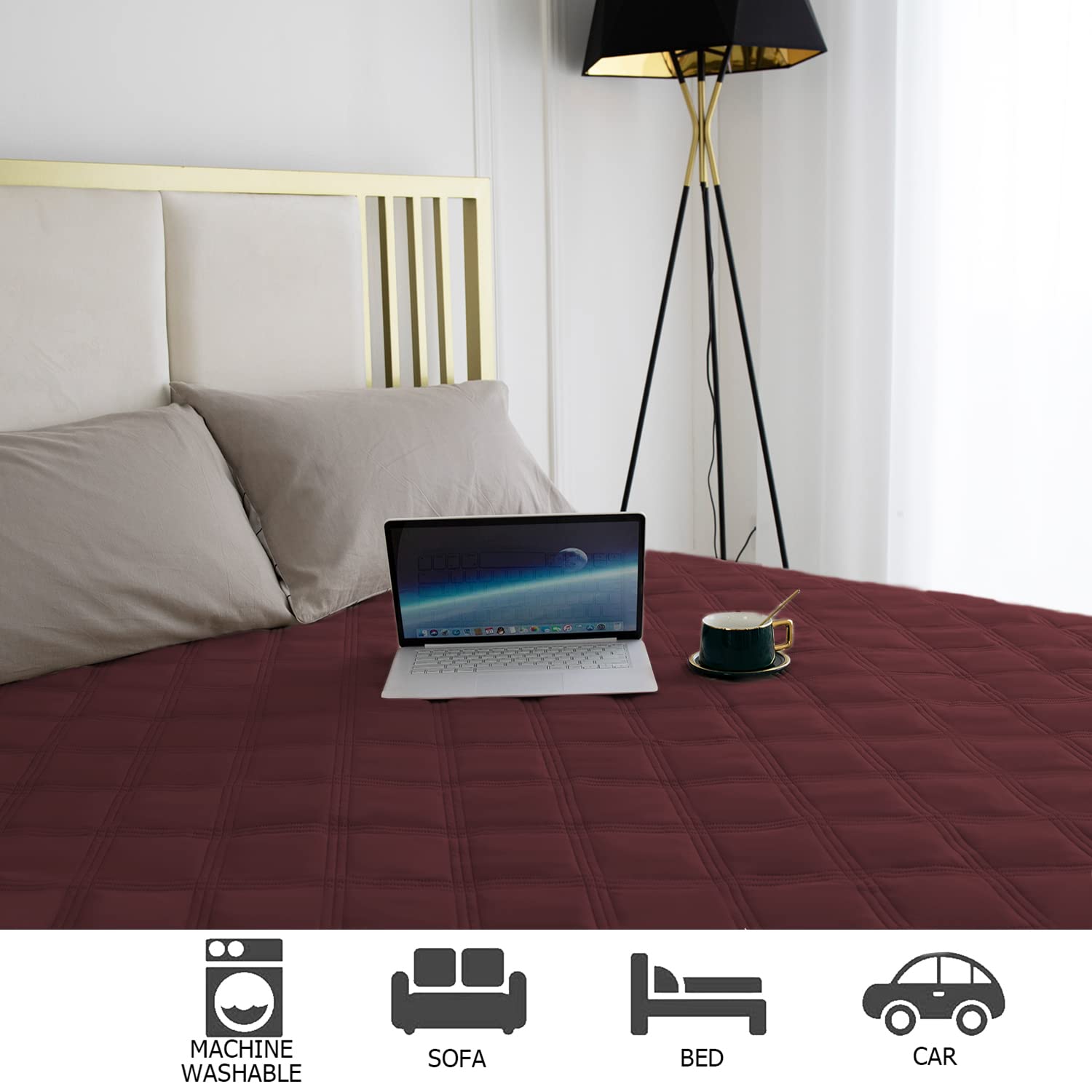 Waterproof Dog Bed Cover Pet Blanket with Anti
