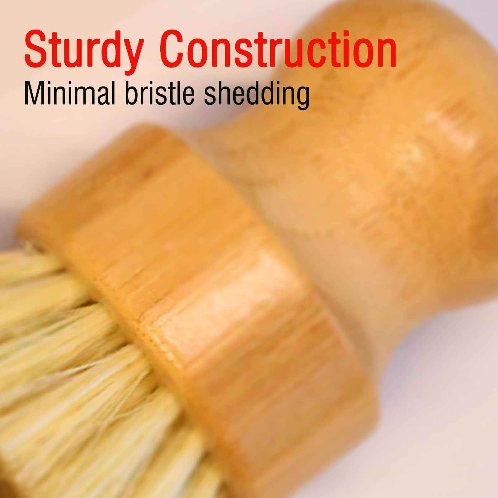 Bamboo Vegetable Brush (2 Count)