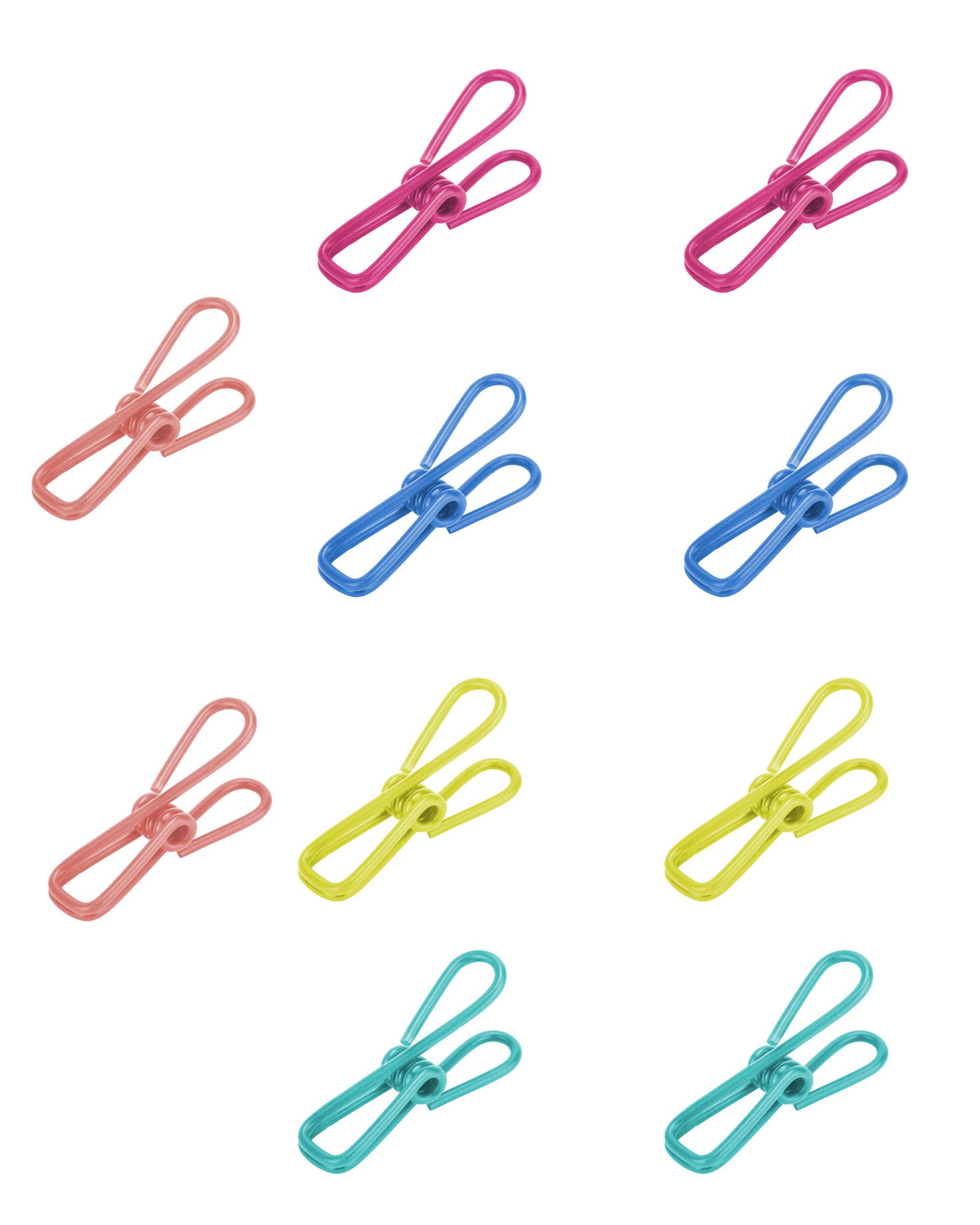 2in Chip Bag Clips 10 Pack Multipurpose Metal Clips (10 Count)