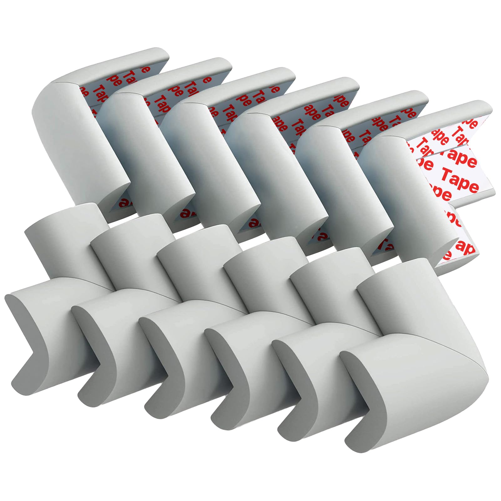 12 Pack Soft Corner Protector Baby Proofing Edge and Corner Guards (12 Count)