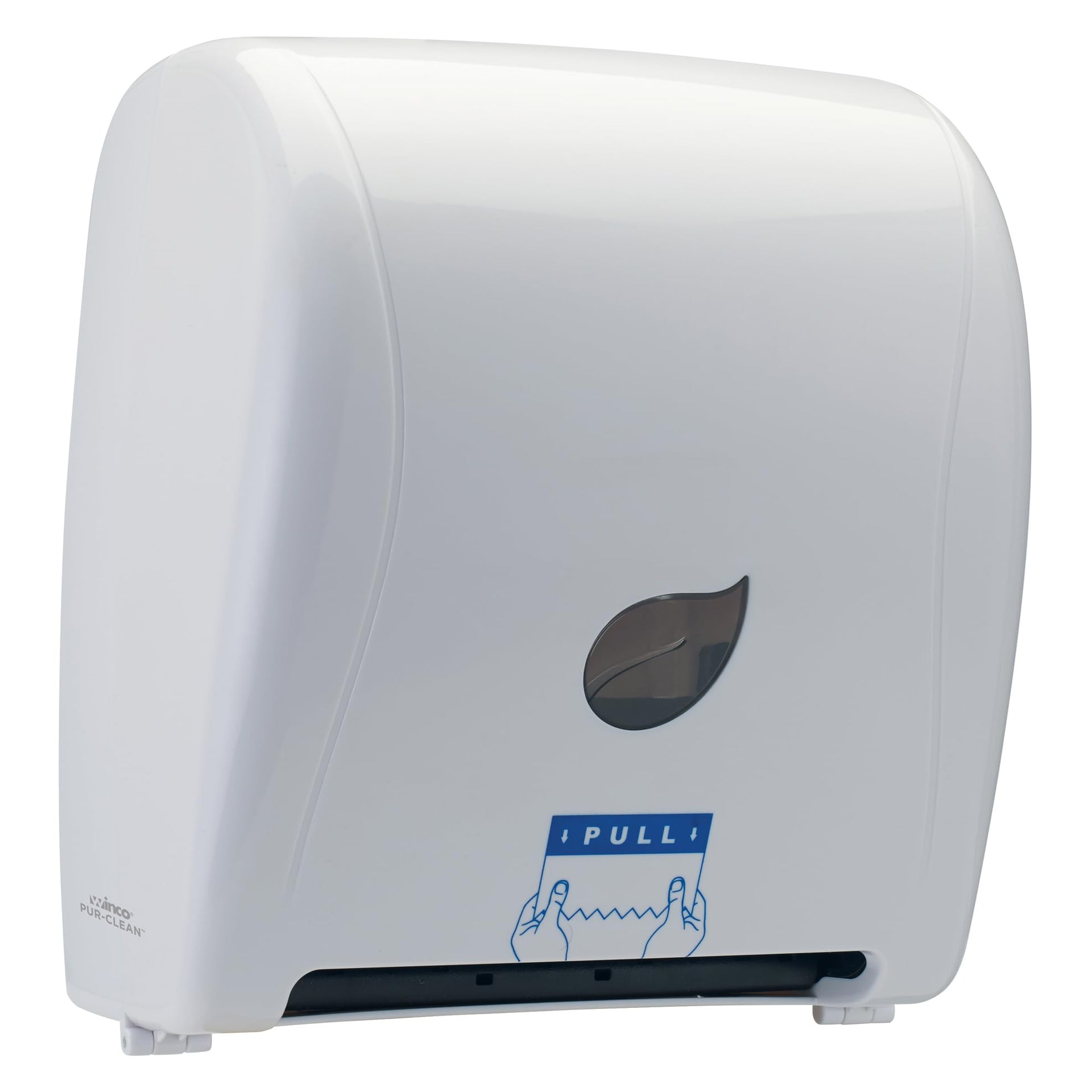 9" White Commercial Wall Mount Paper Towel Dispenser