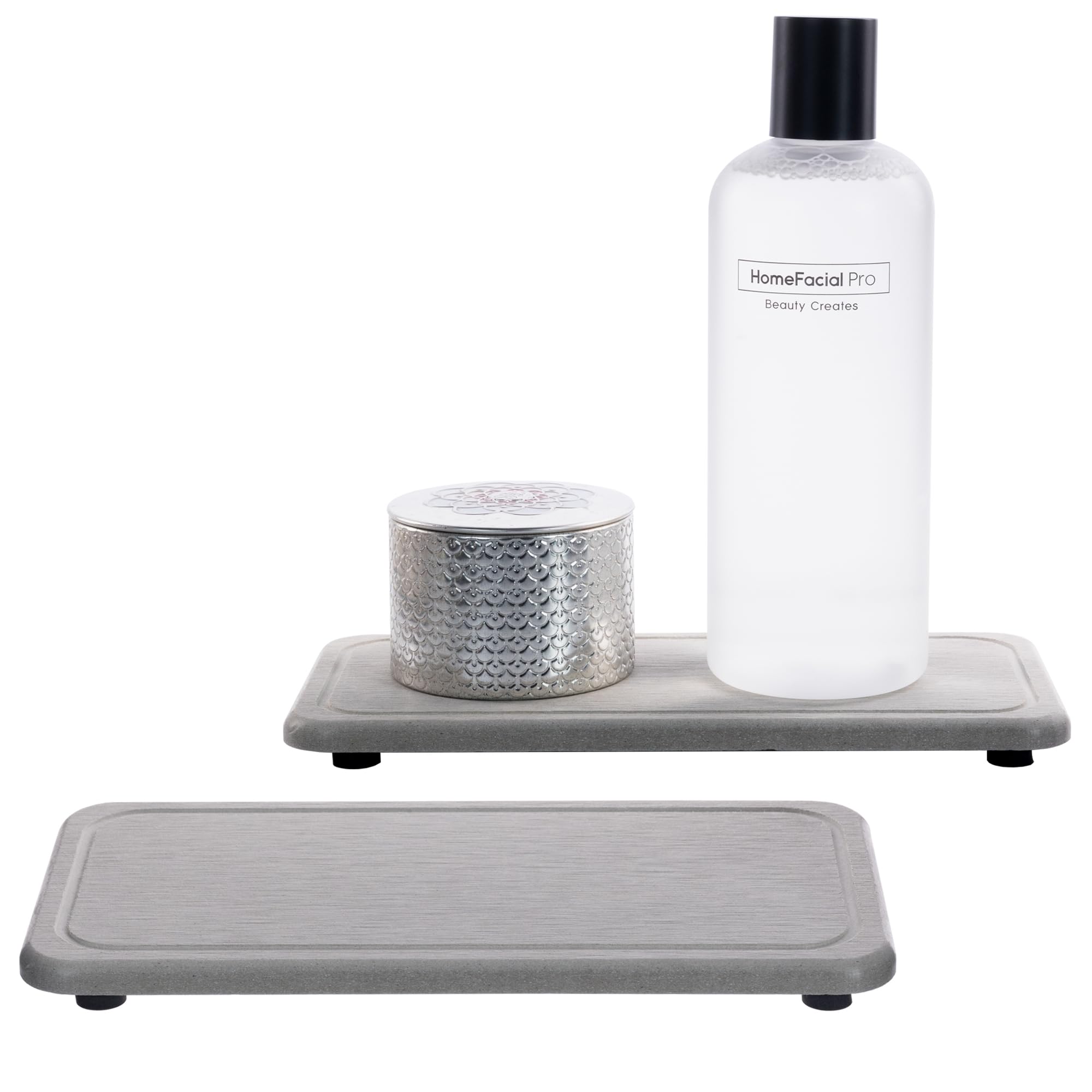 2 Pcs Sink Stone Soap Trays (2 Count)