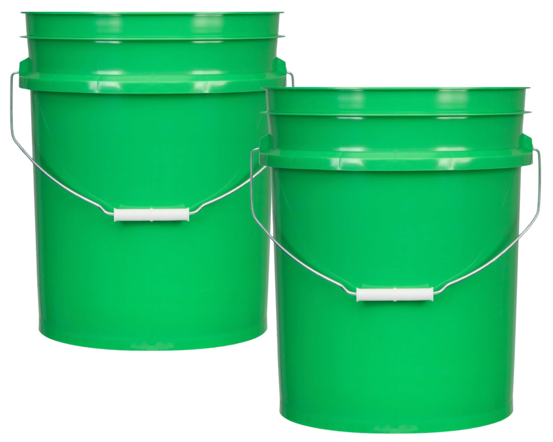 5 Gallon Premium HPDE Plastic Bucket (2 Count)