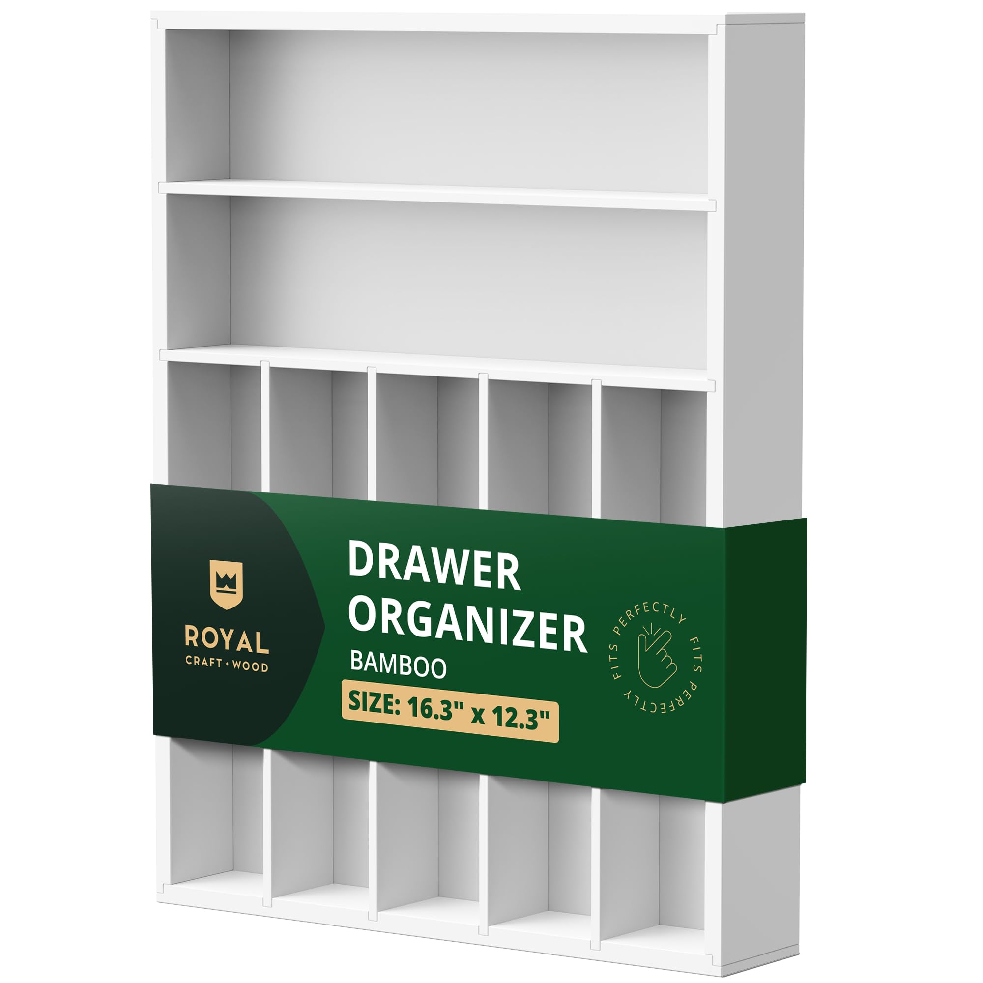 Luxury Bamboo Kitchen Drawer Organizer