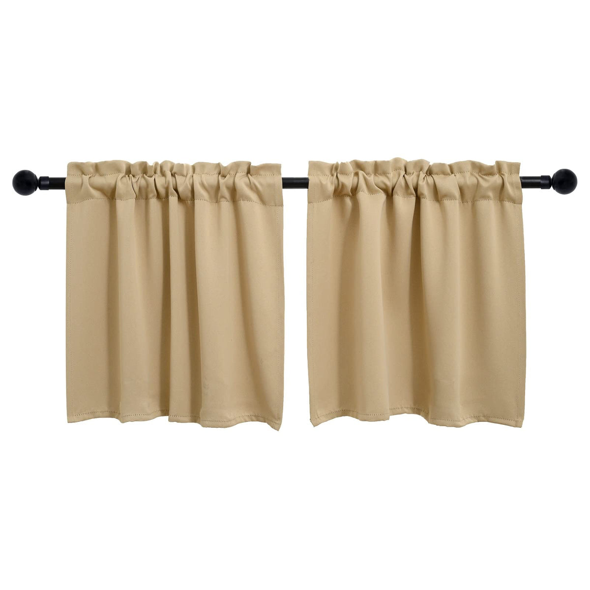 Cafe Kitchen Curtains 36 Inches Long 2 Panels