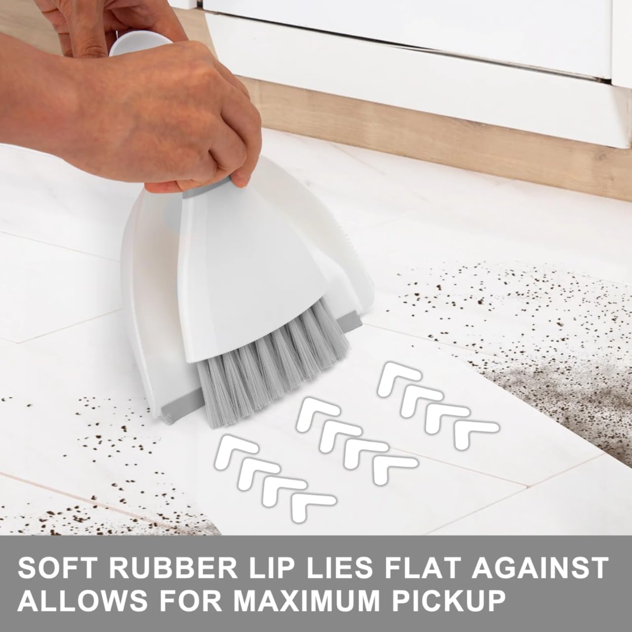 Small Hand Dust Pan and Brush (3 Count)