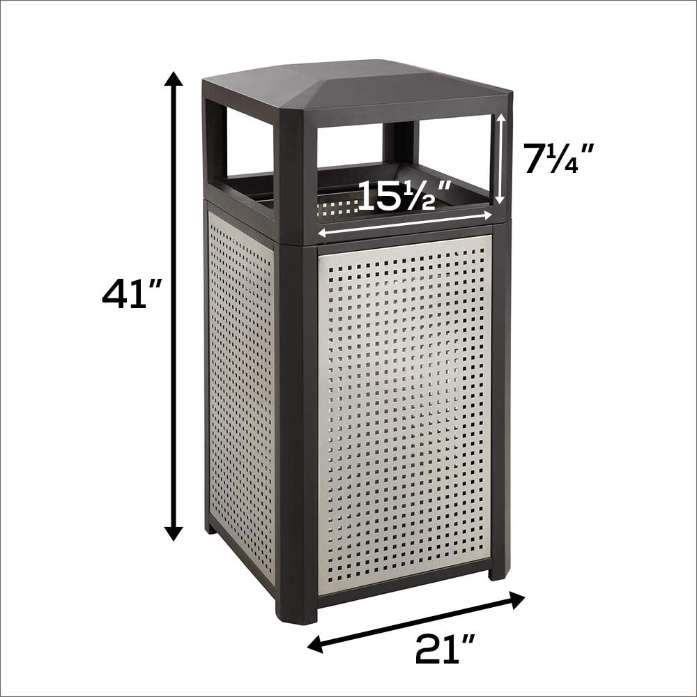 Evos Steel Trash Can