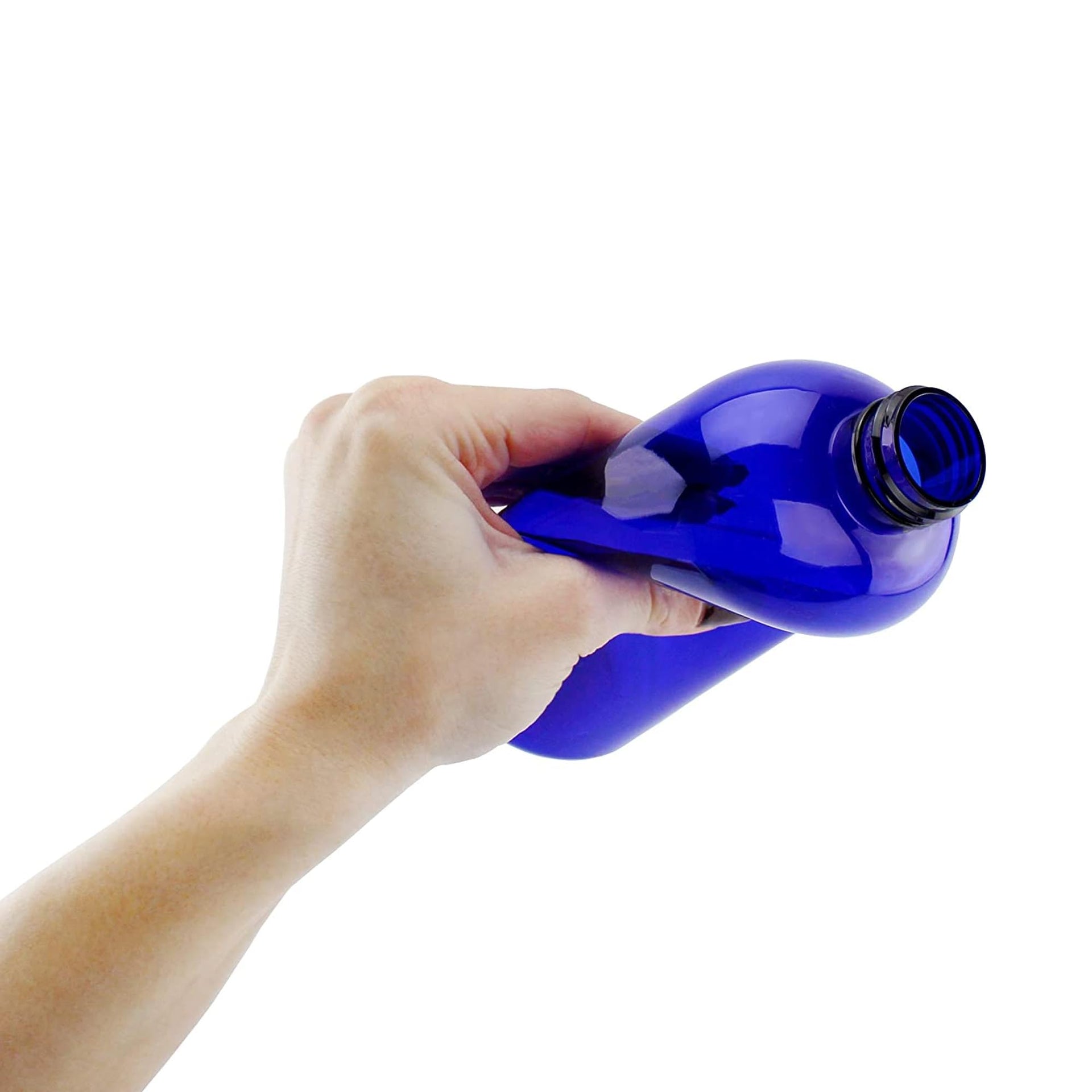 16oz Blue PLASTIC Spray Bottles w (6 Count)