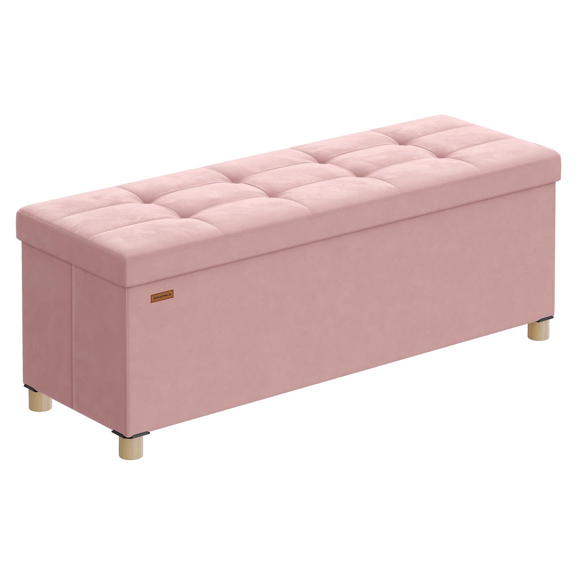 Storage Ottoman Bench with Legs