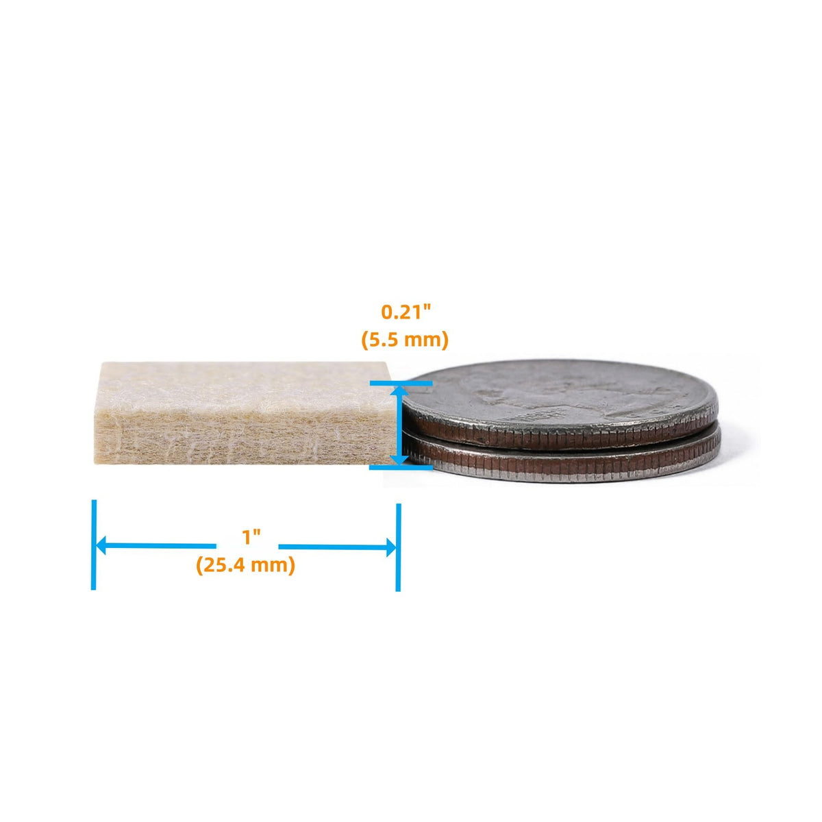 Felt Furniture Pads for Hardwood Floors (108 Count)