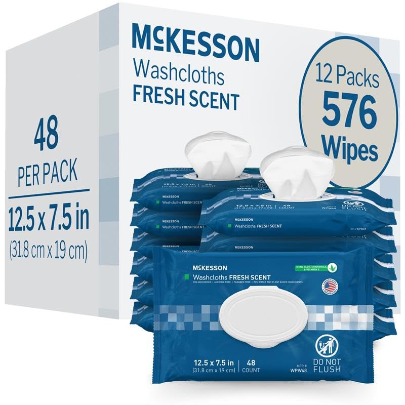 Washcloth Wipes for Adults (576 Count)