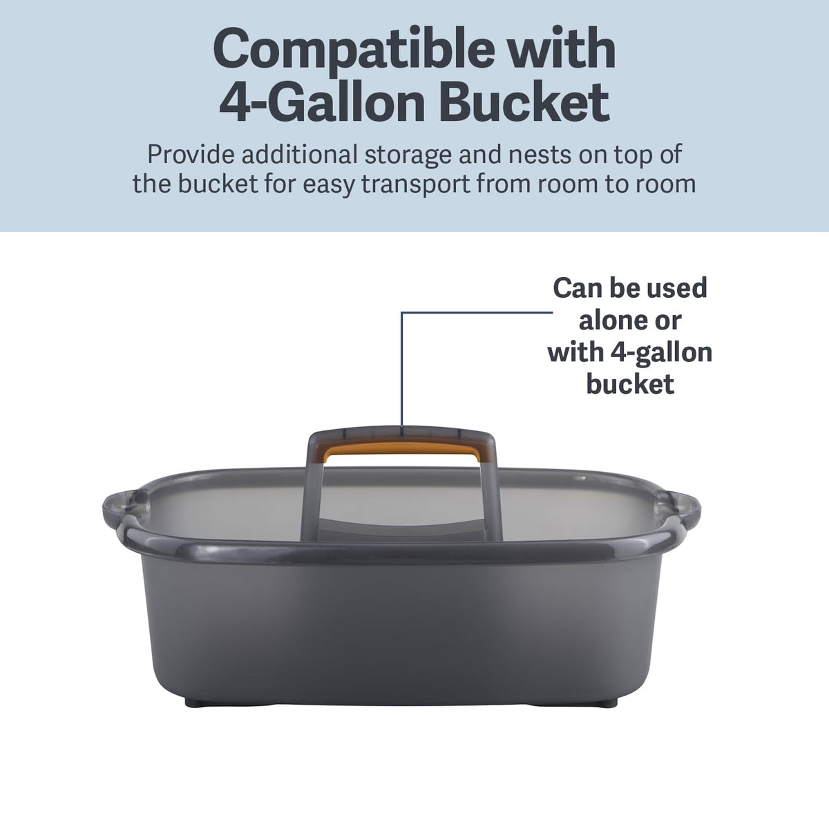 Cleaning Storage Caddy with Handle Plastic Multipurpose Organizer