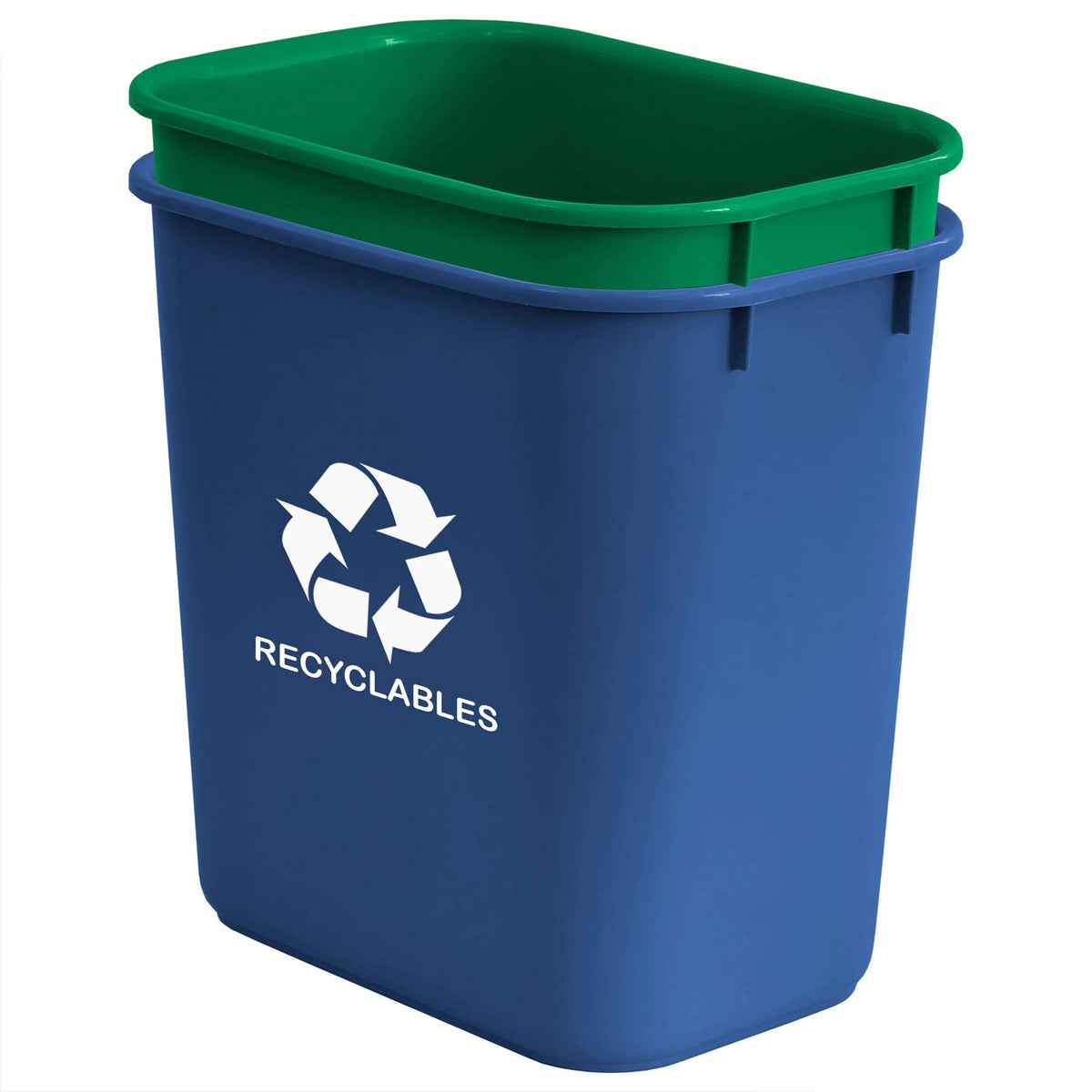 Wastebasket Bin for Recycling and Waste (2 Count)