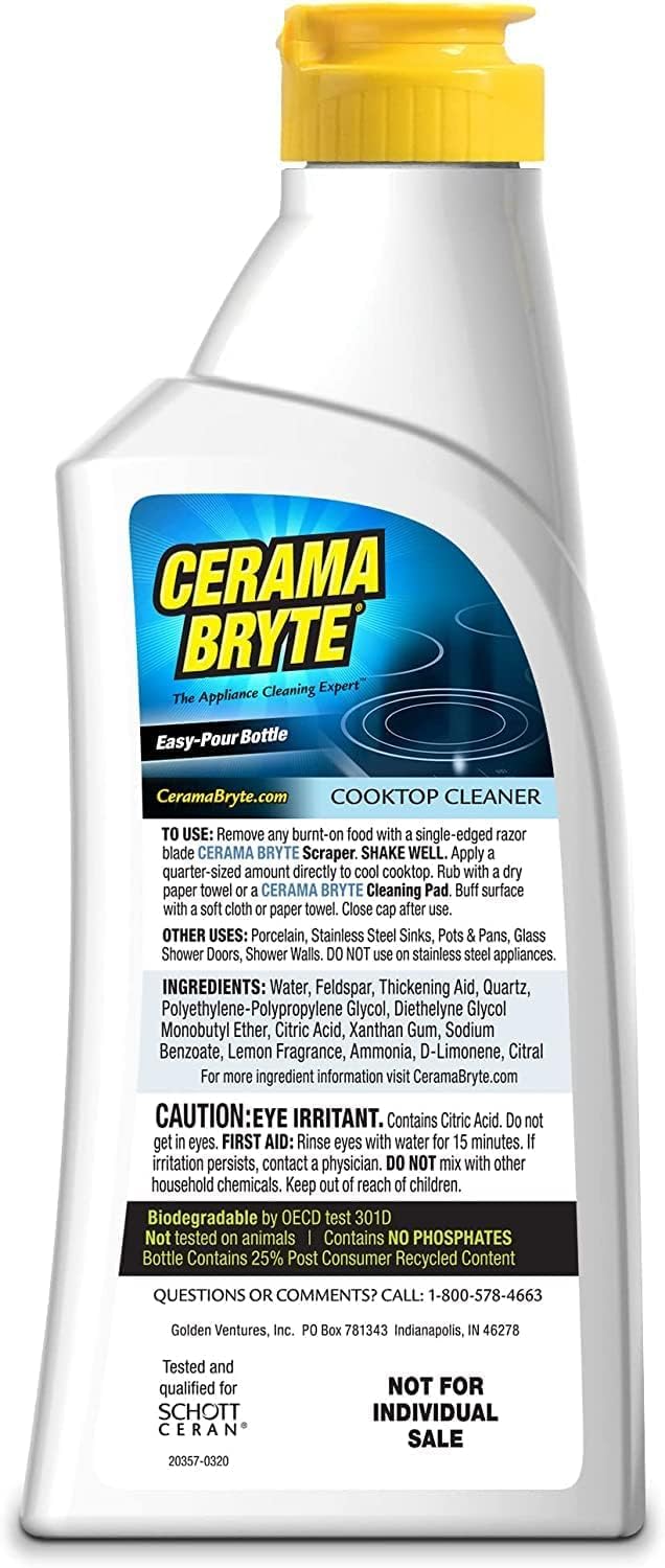 Glass Cooktop Cleaner Bundle (18 Fl Oz)