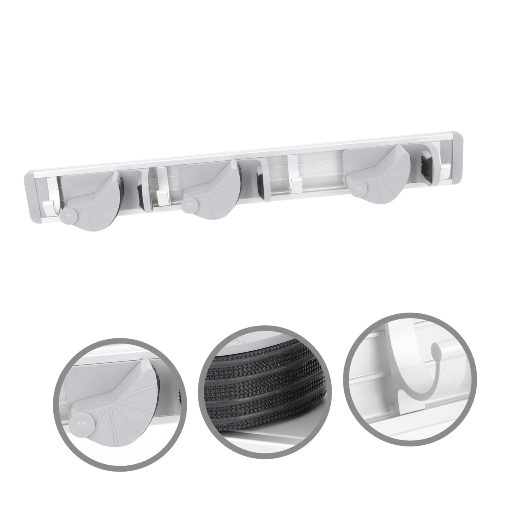 Space Aluminum Mop Holder and Broom Organizer Nail