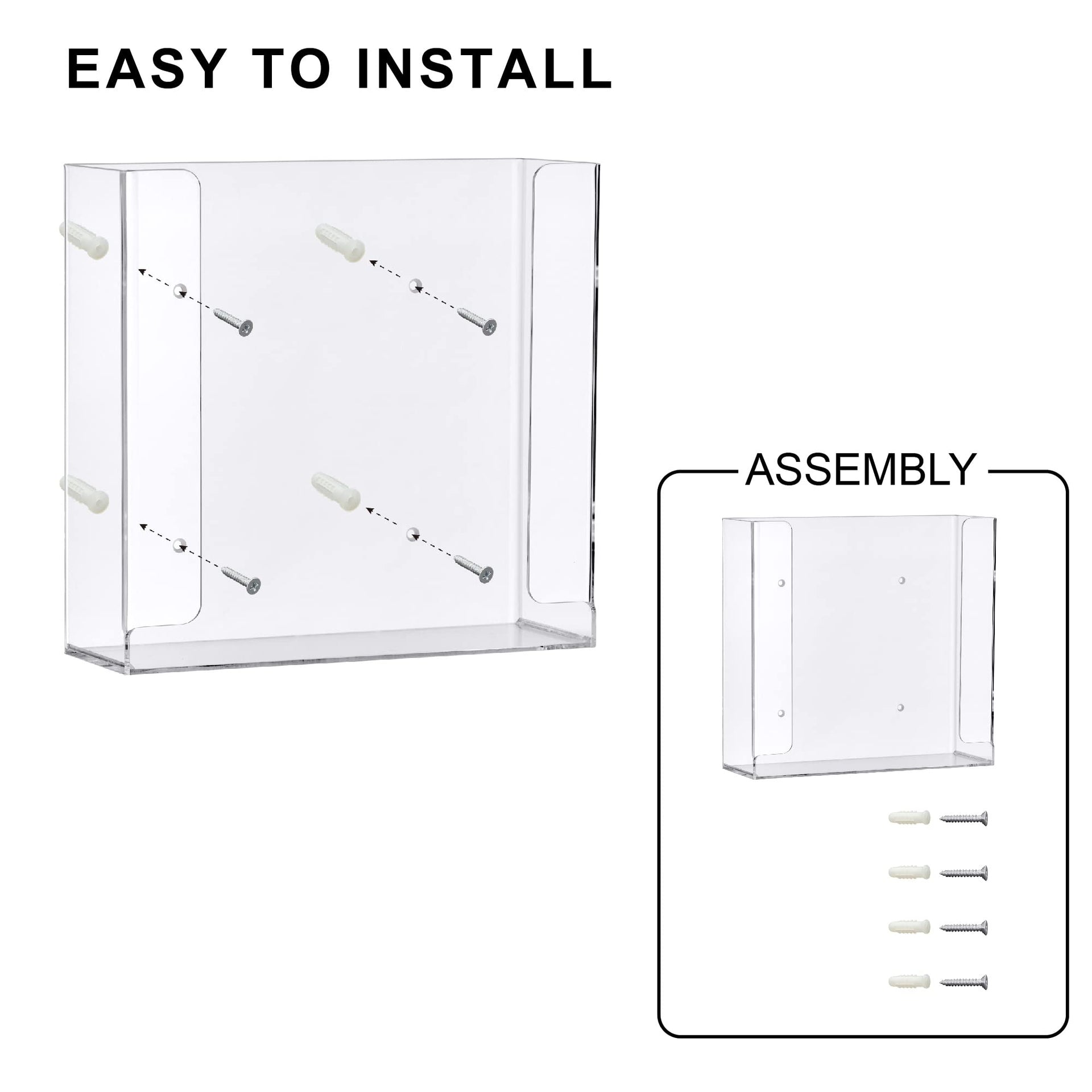 Acrylic Glove Box Holder