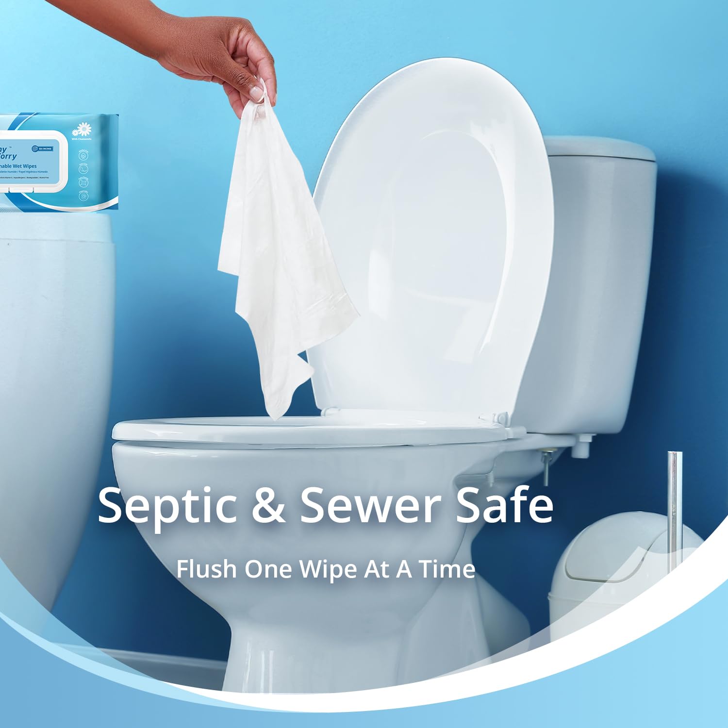 Flushable Wipes for Adults (384 Count)