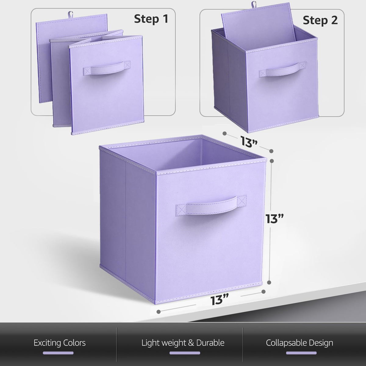 13 Inch Storage Bins (8 Count)