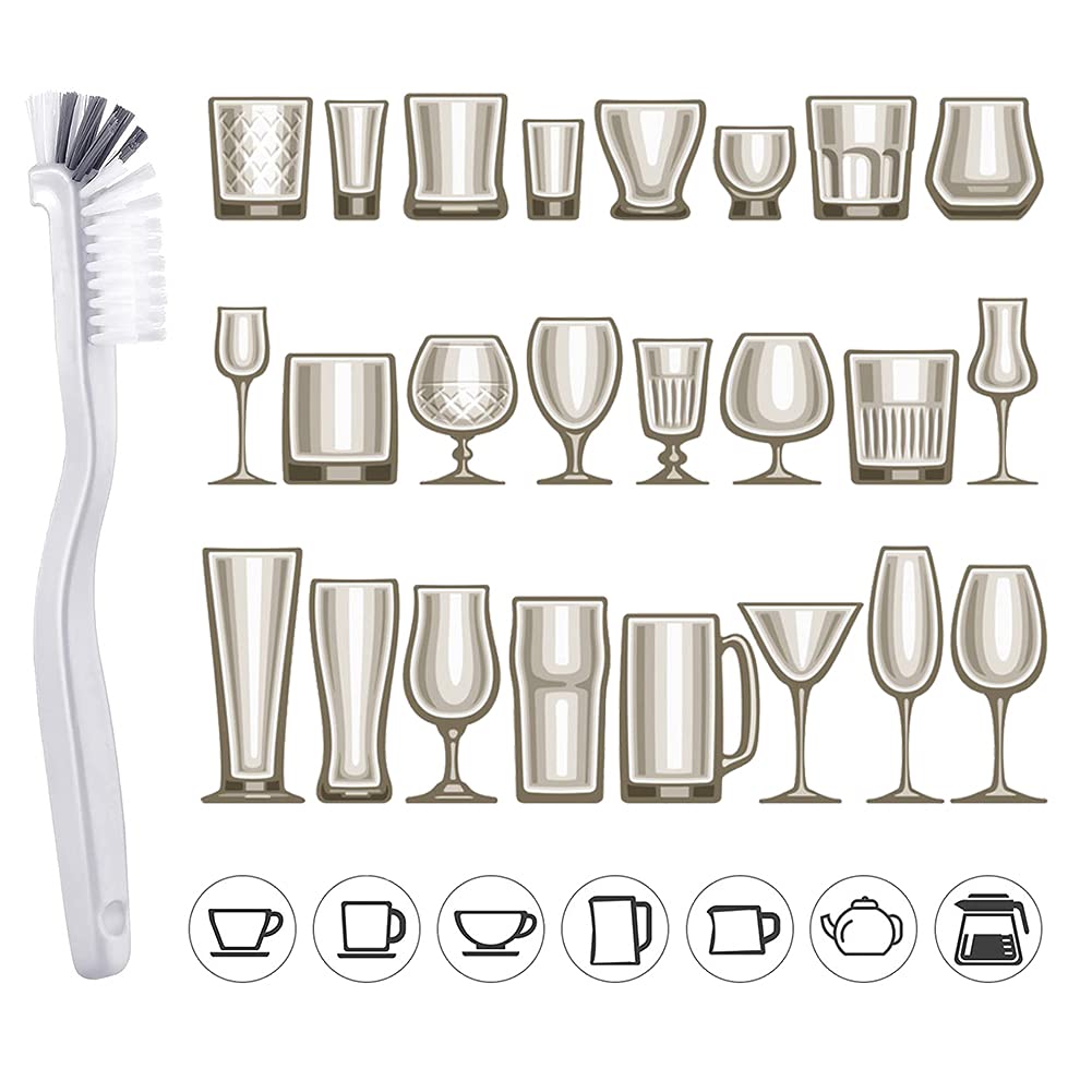 10 Pcs Dish Scrub Brush Small Scrub Brushes for Cleaning (10 Count)