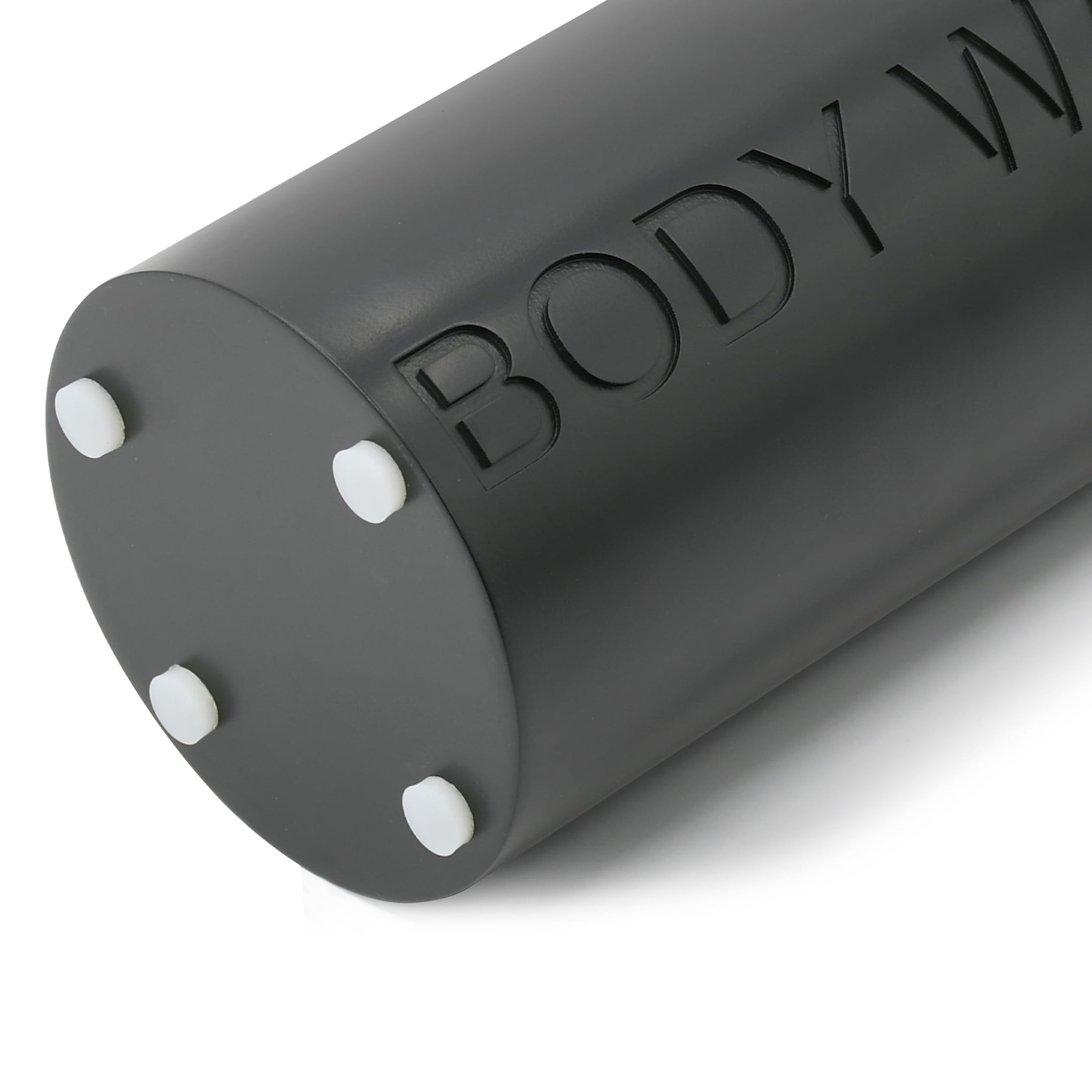 Matte Black Body Wash Dispenser Luxurious Refillable Pump Bottle with Embossed Text
