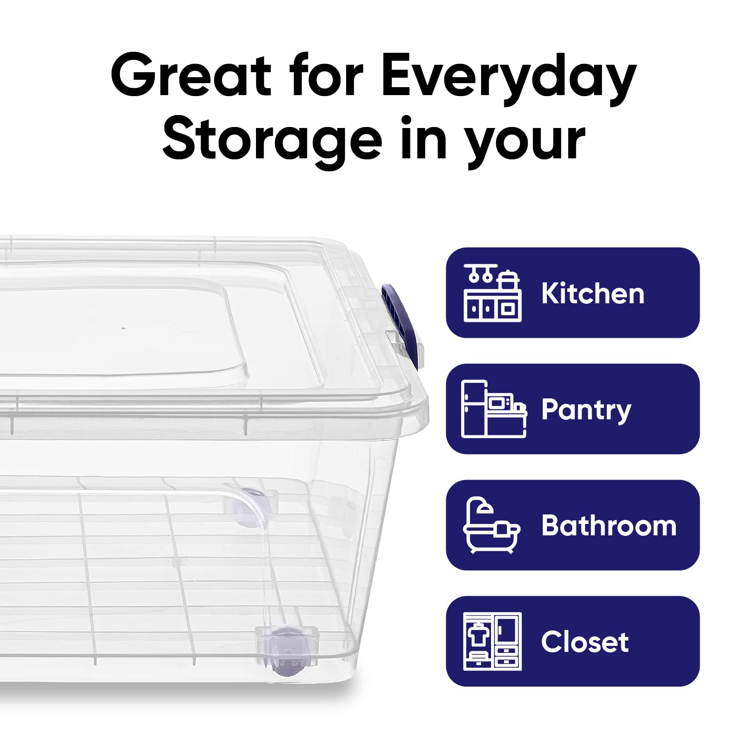 Storage Bins with Lids