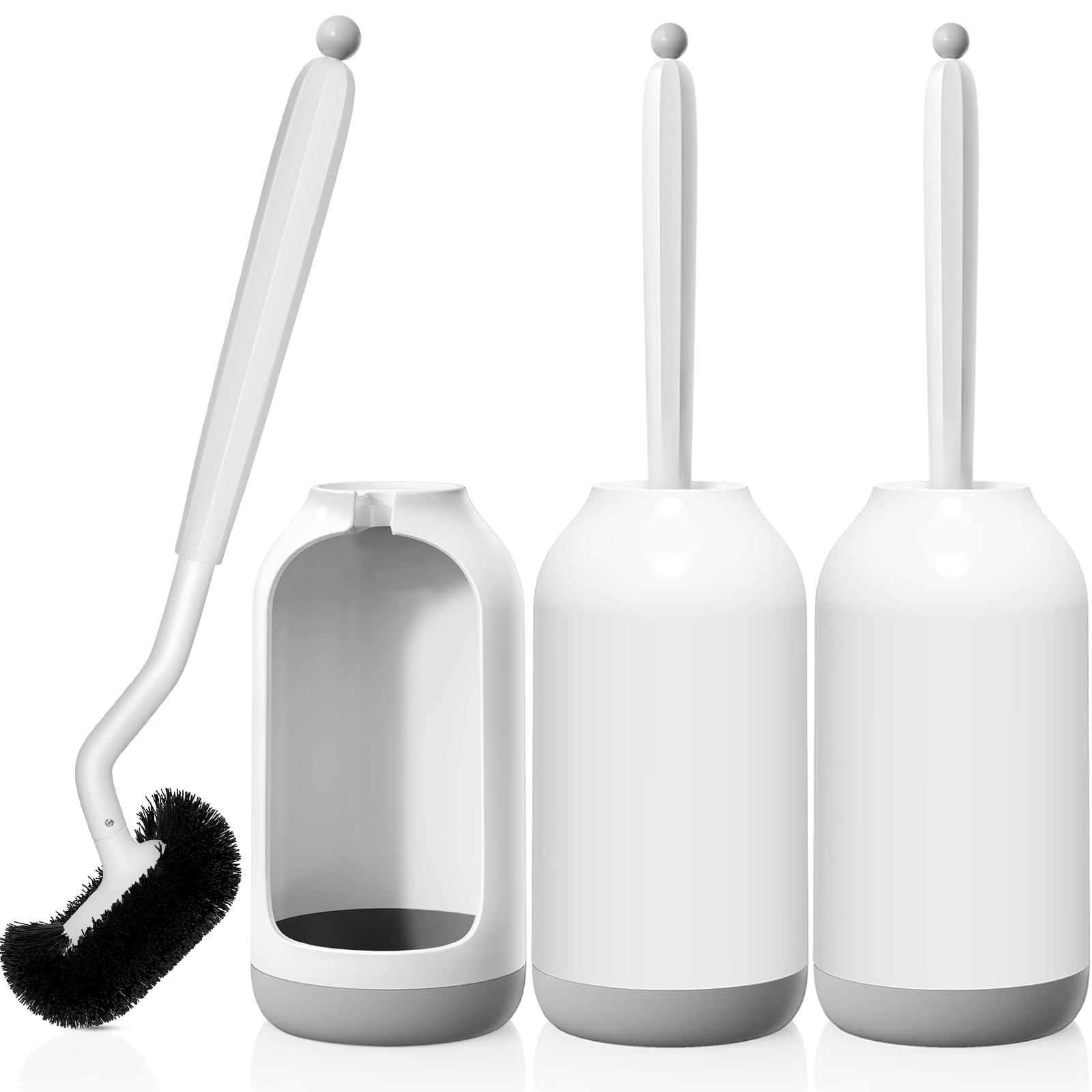 Toilet Bowl Brush Holder Set (3 Count)