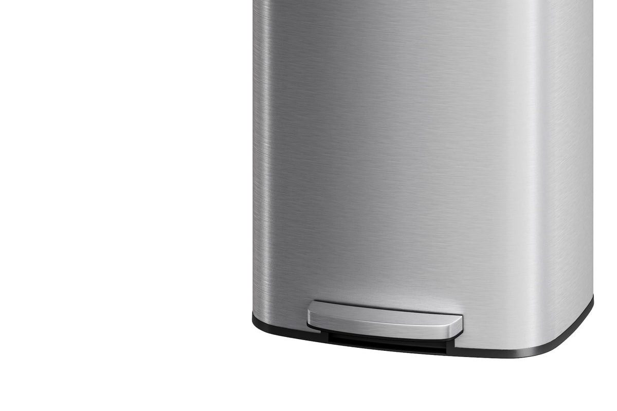 21 gal 80 L Stainless Steel Trash Can with Lid