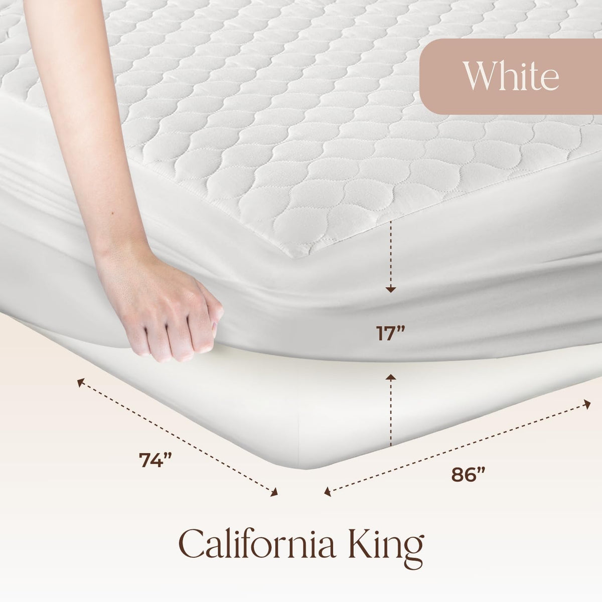 100% Cotton Organic Mattress Pad
