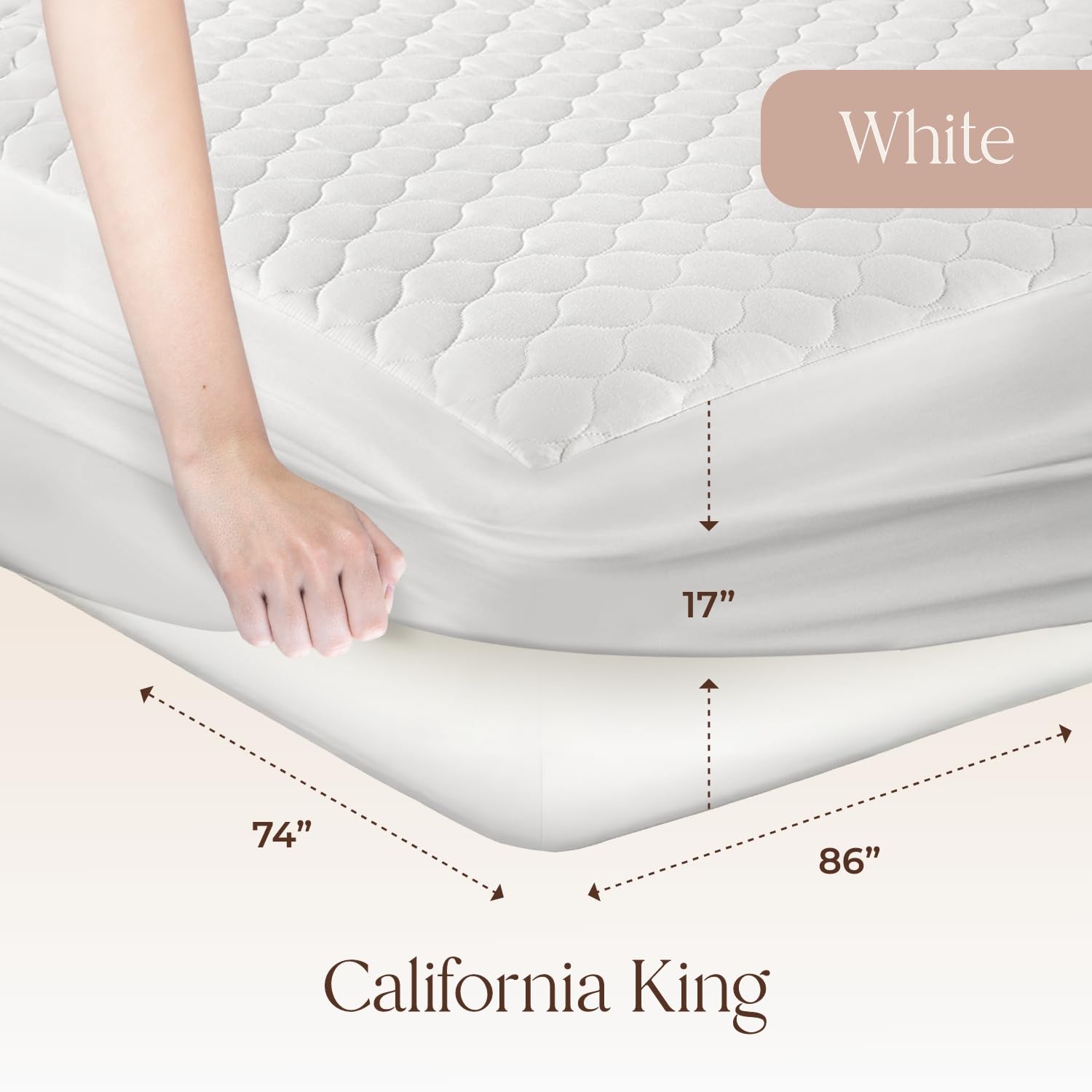 100% Cotton Organic Mattress Pad