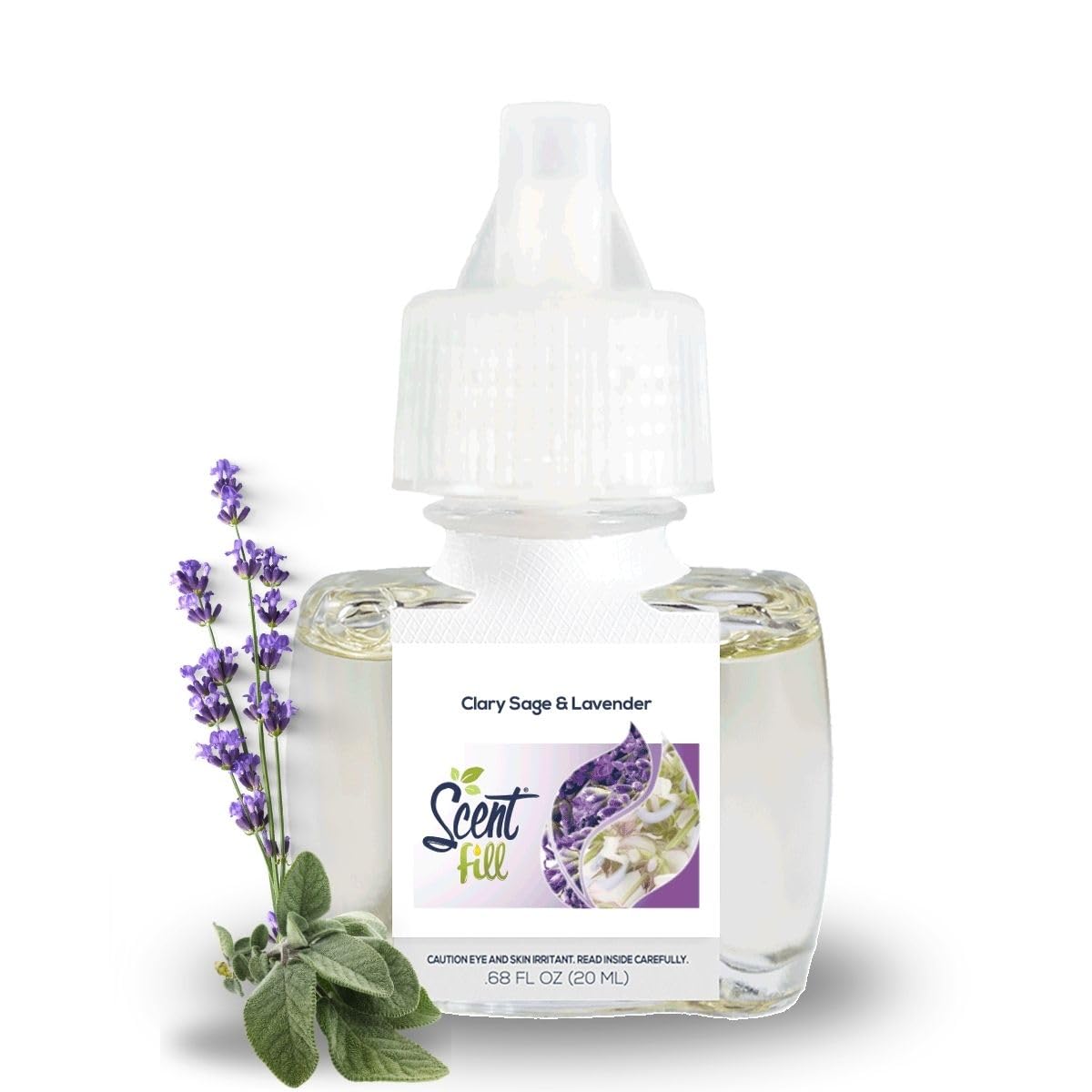 Clary Sage & Lavender Blend Plug in Air Freshener (2.72 Fl Oz)