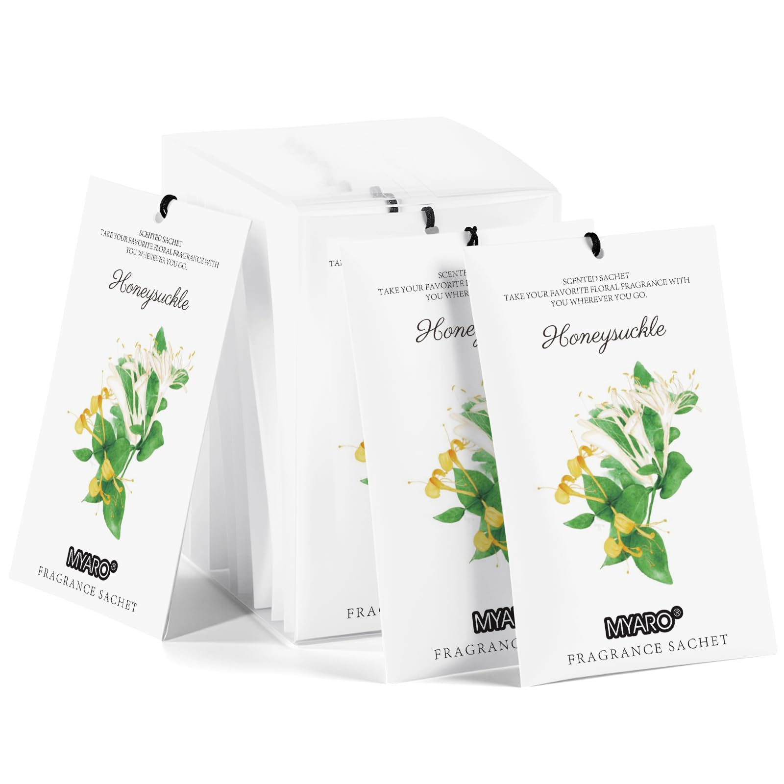12 Pack Honeysuckle Scented Sachets (12 Count)