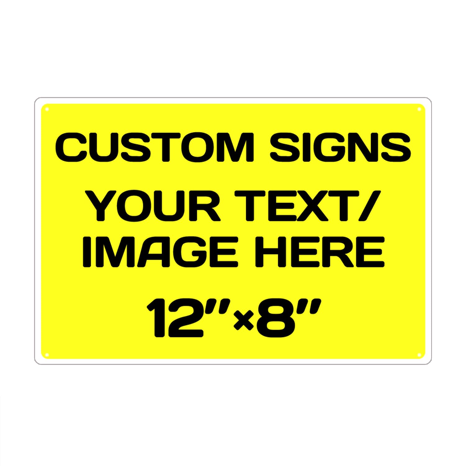 Personalized Aluminum Metal Signs