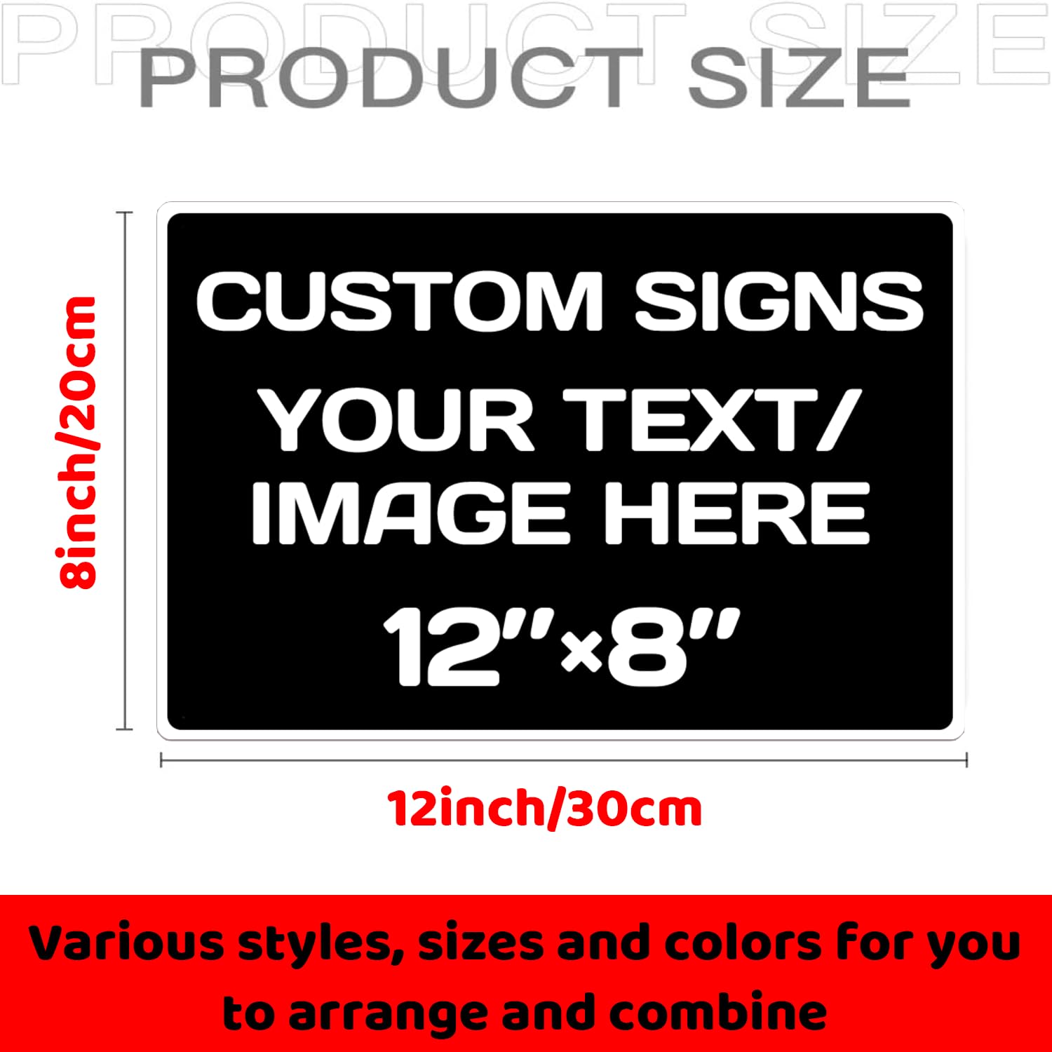 customizable sign