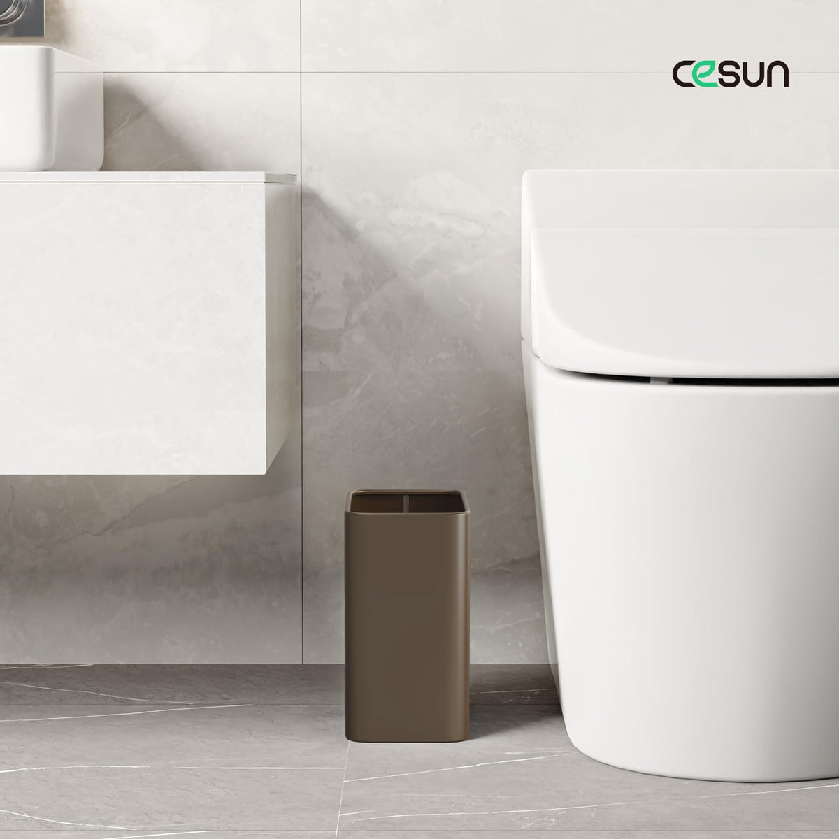 Small Bathroom Trash Can
