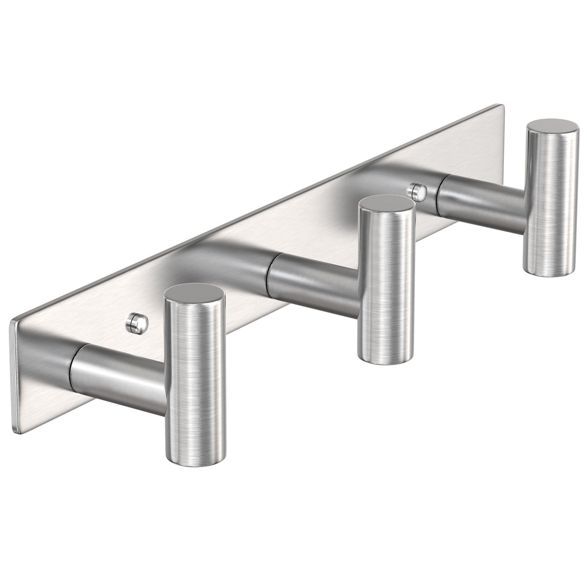 Silvery Hat and Coat Wall Mount Rack