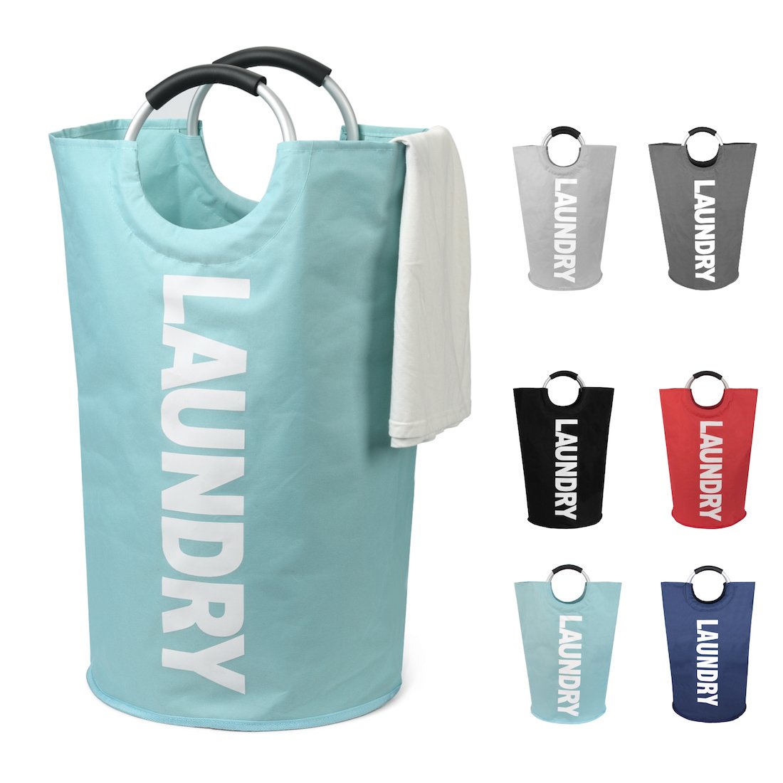 125L X Large Collapsible Washing Laundry Basket Bag - ModHome Supplies