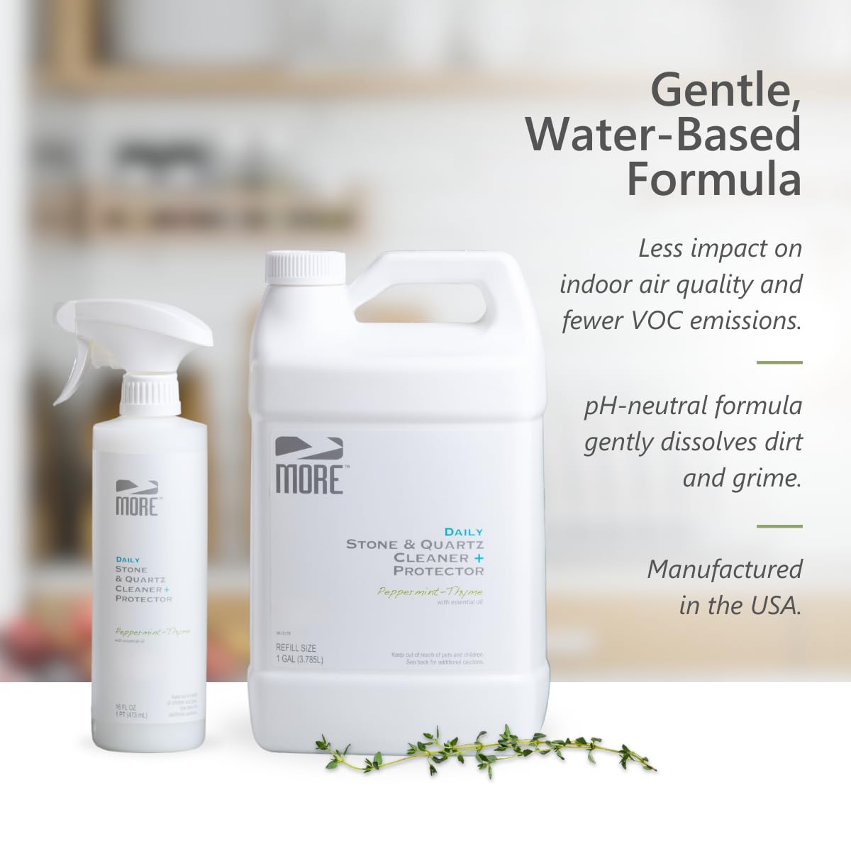 MORE Stone & Quartz Cleaner + Protector (144 Fl Oz)