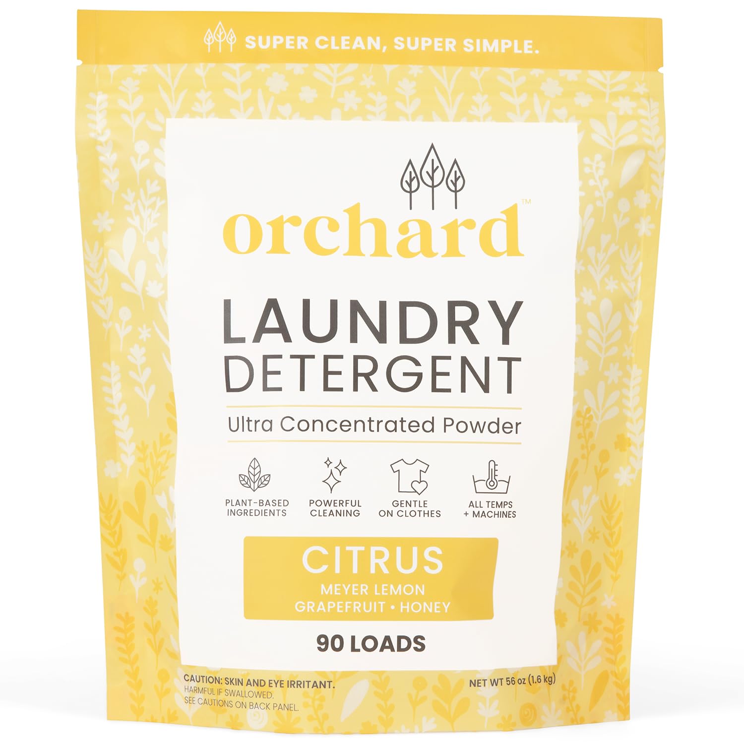 Orchard Laundry Detergent Powder for Sensitive Skin (56 Ounce)