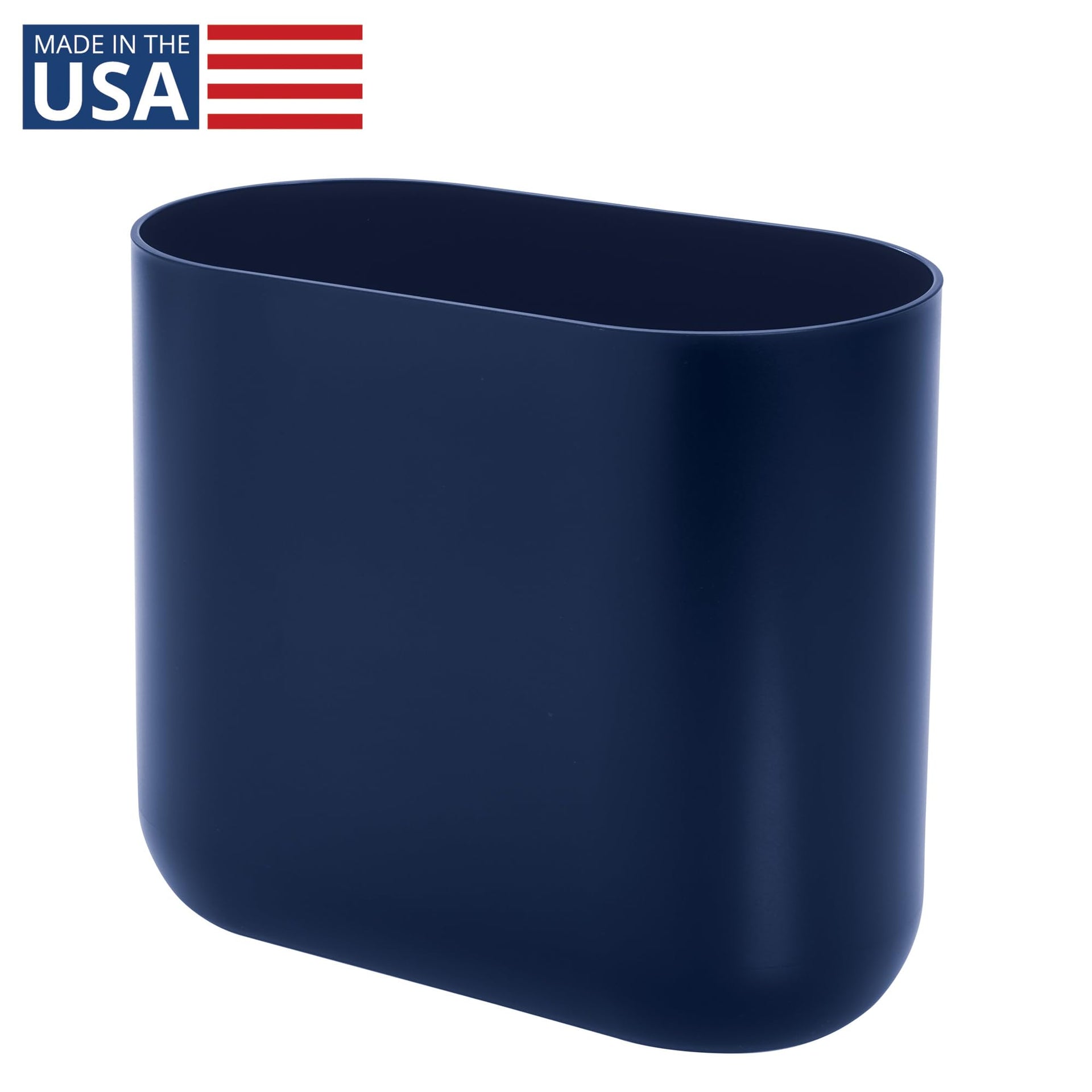Small Slim Plastic Bathroom Trash Can
