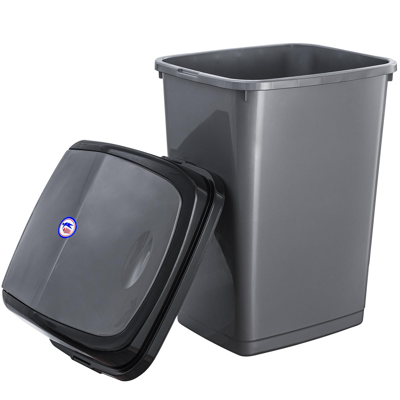 Kitchen Trash Can 13 Gallon with Swing Lid