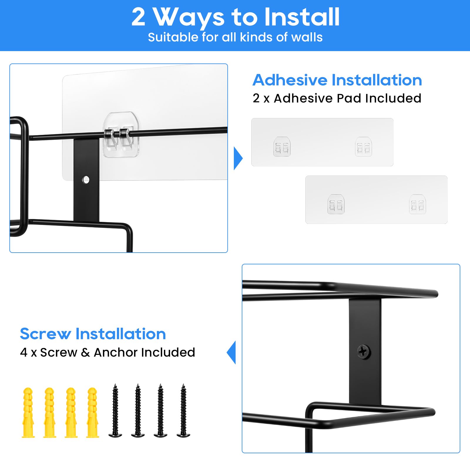 Glove Box Holder Wall Mount Dispenser