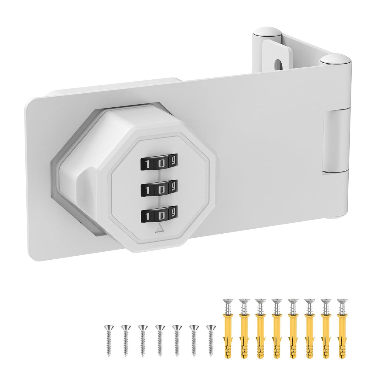 90 Degree 3 Digit Combination Cabinet Lock
