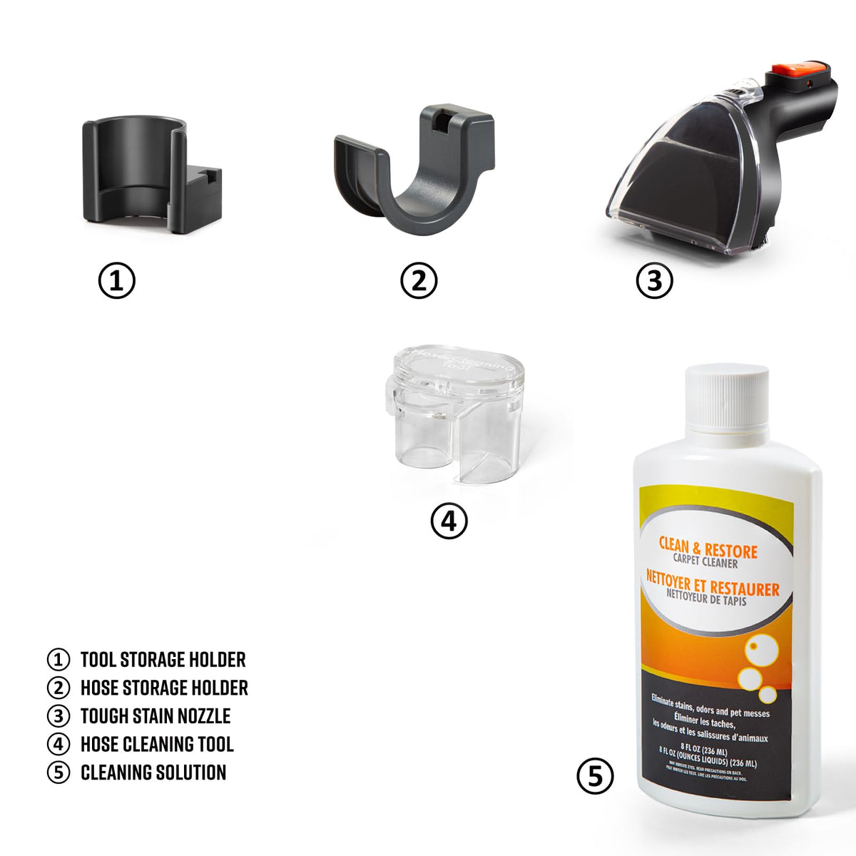 SCC301 0901 Upholstery & Carpet Auto Detailing Spot Cleaner