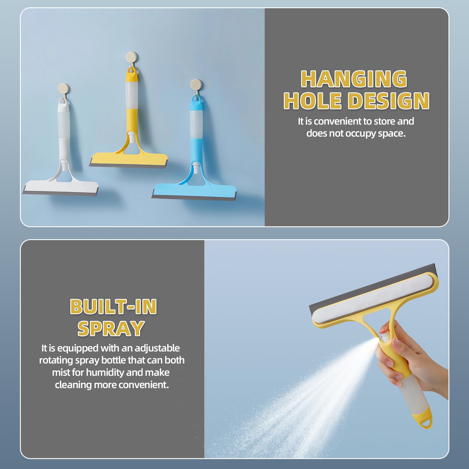 3PCS 3 in 1 Spray Squeegee (3 Count)