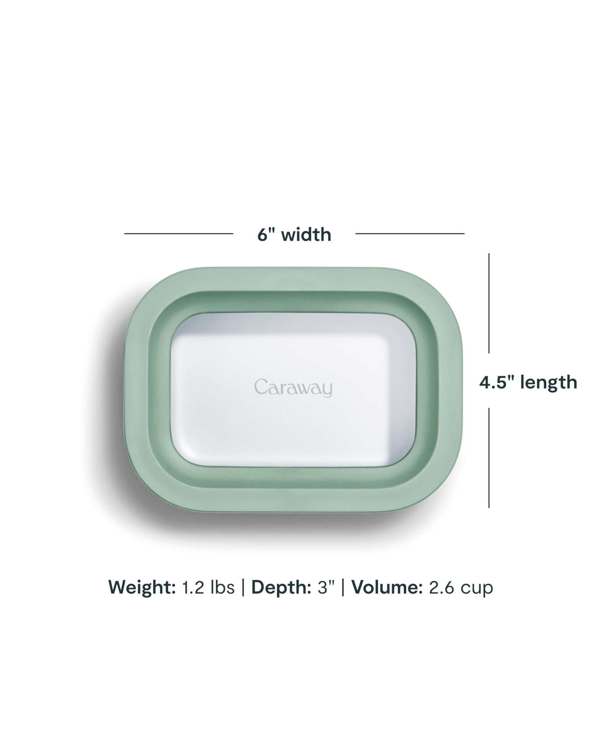 2 Piece Glass Food Storage Container Set (2 Count)