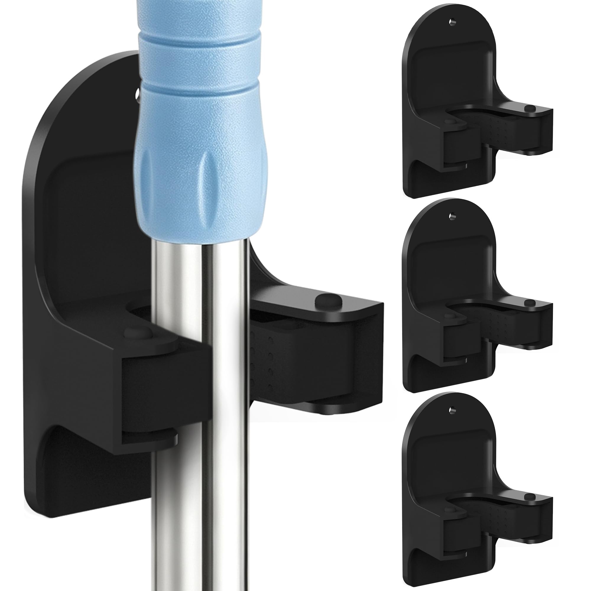 Broom Holder Wall Mount (4 Count)